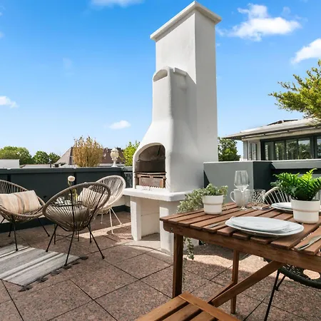 Flatista Homes - Penthouse With Rooftop Gym Apartment Munich